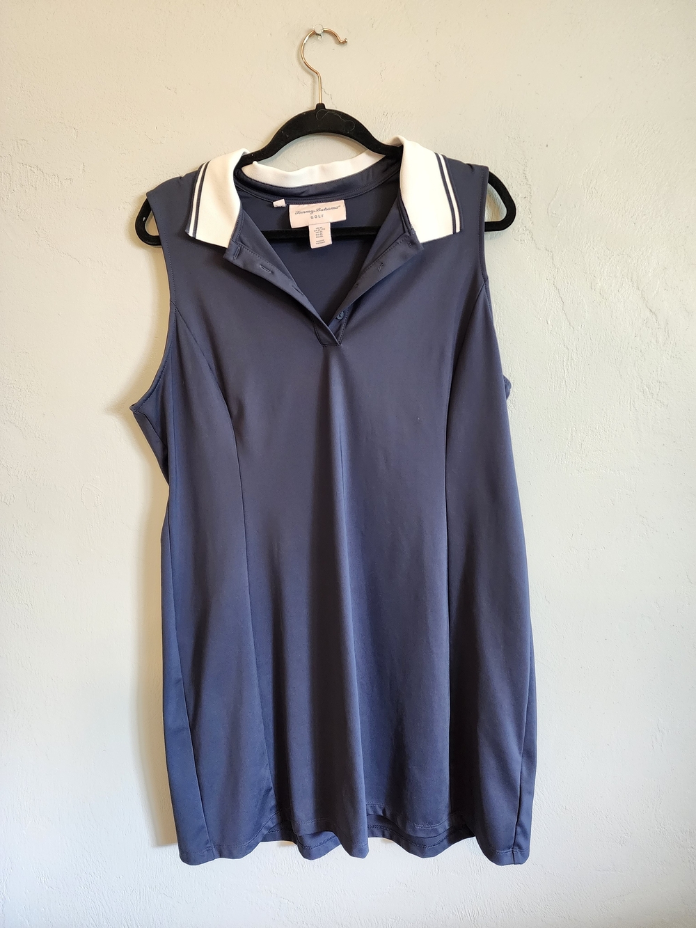 Tommy Bahama Navy Golf Polo Shirt Dress - Picture 4 of 5
